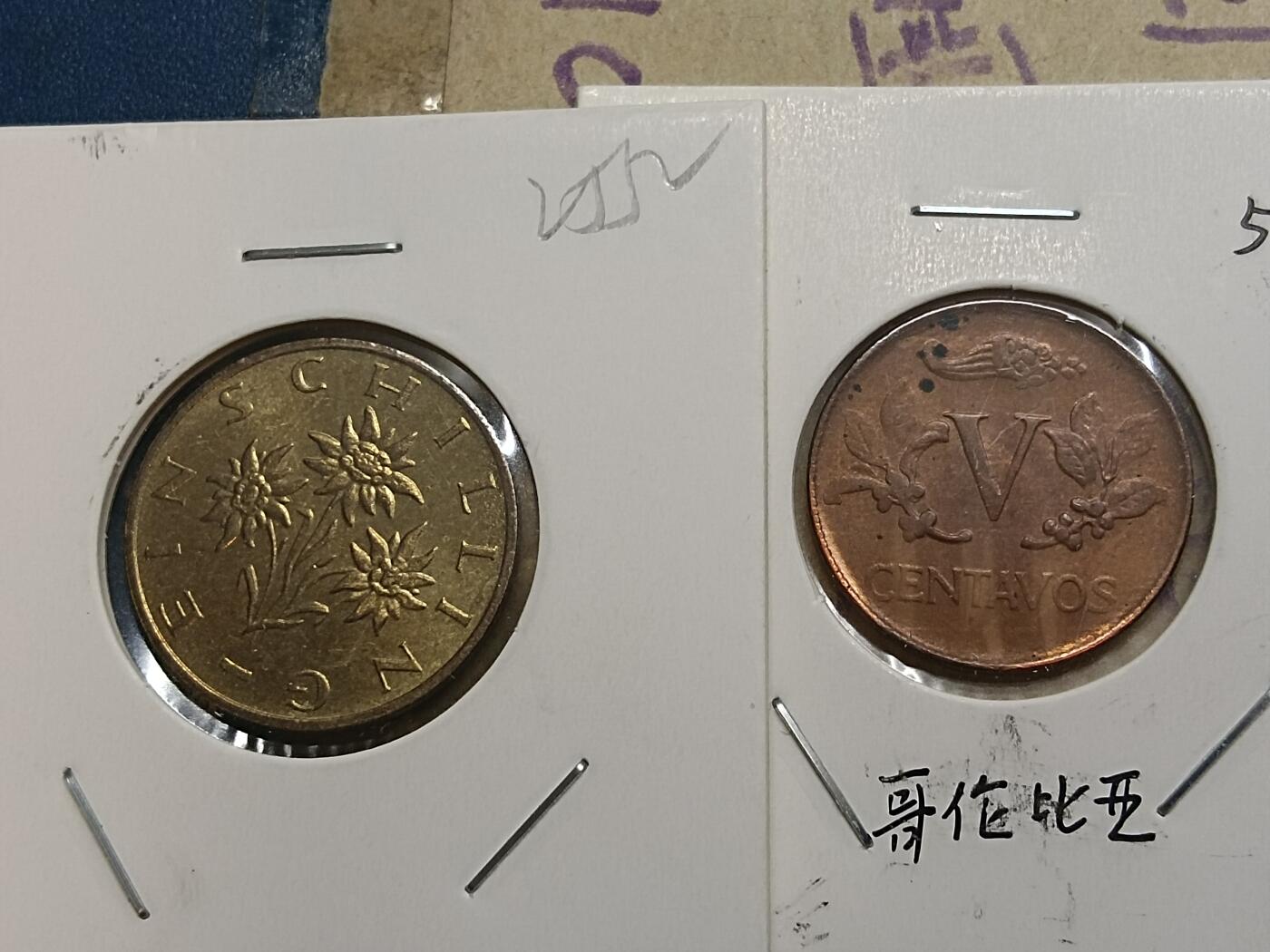 吉祥压岁钱外国硬币第52场 一组两枚