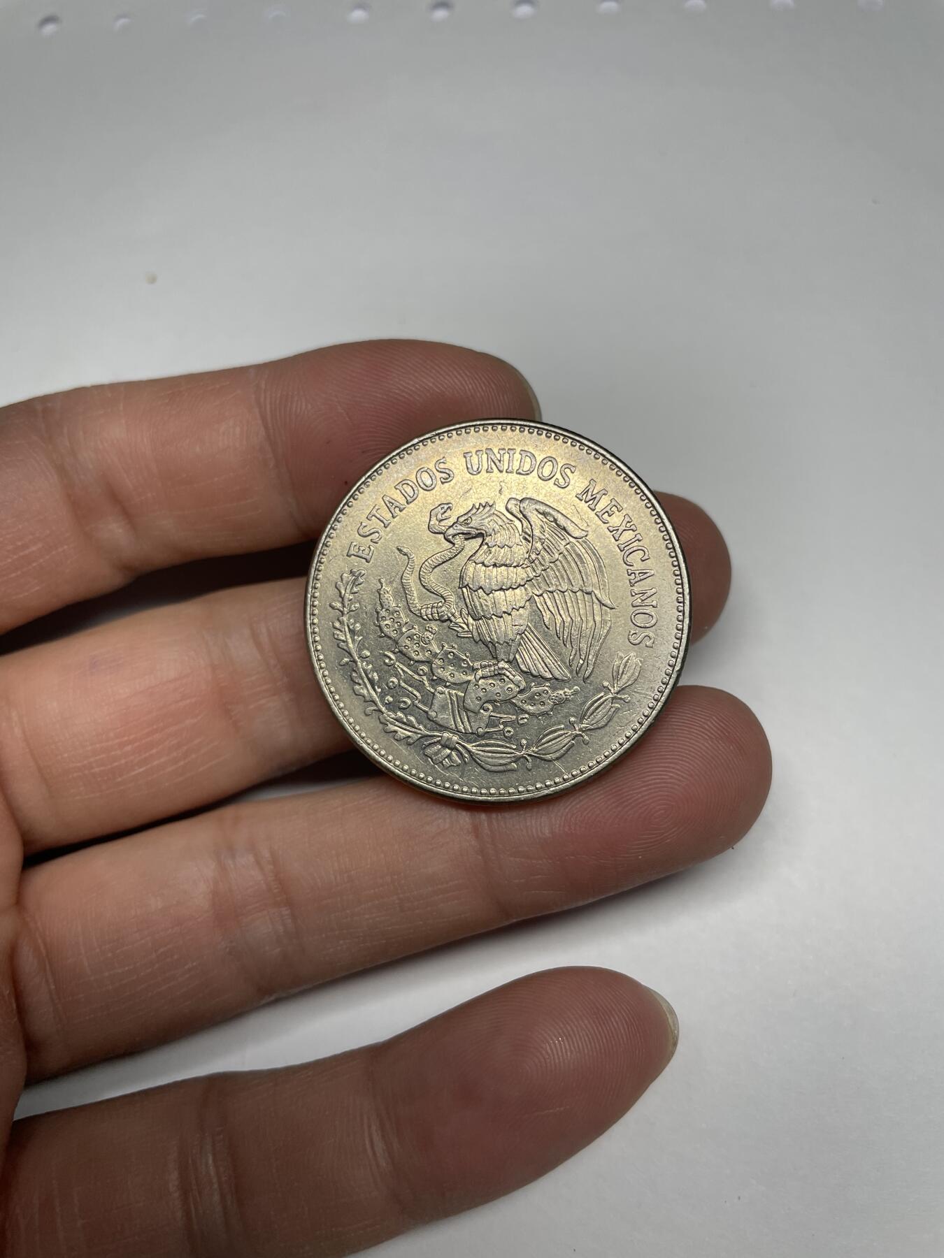 每日一拍，2025年集古藏今外币拍卖第一期-第5场—（总第195拍），可以寄存60天，满160元包邮。 1982年墨西哥50比索