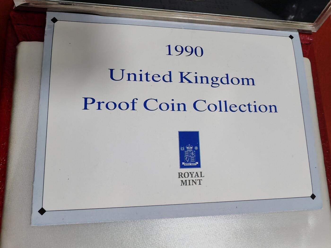 长老汇龙年精选第四十五场拍卖 1990英国8枚精制币套装，盒证全