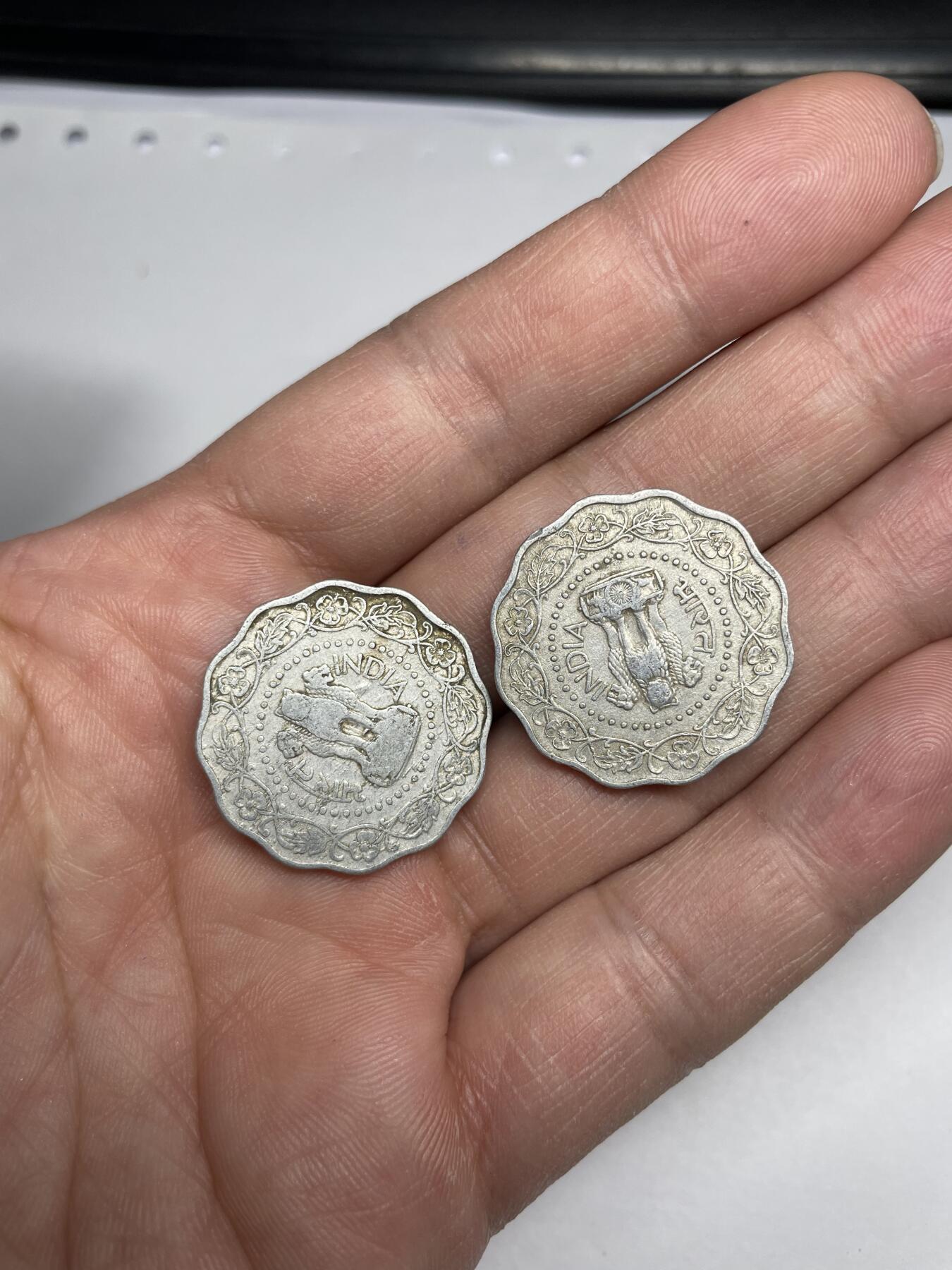 每日一拍，2025年集古藏今外币拍卖第一期-第5场—（总第195拍），可以寄存60天，满160元包邮。 印度10派沙2枚
