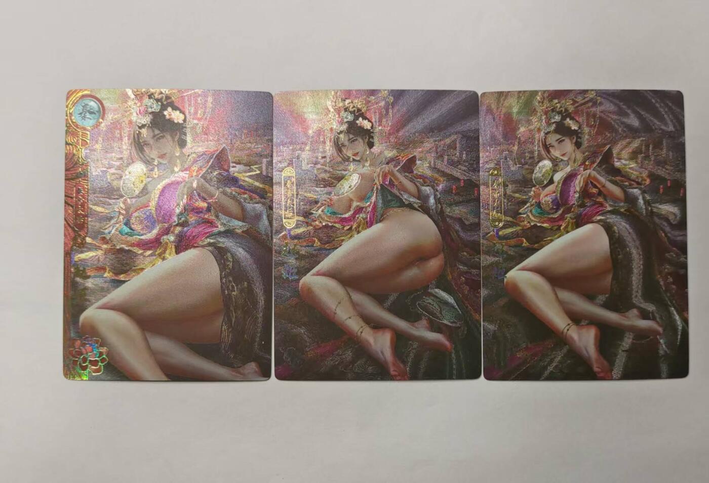 龙虎卡牌22场（节前最后一场，提前祝各位卡友春节快乐，我们春节后再见） 半粗3张  神州百花谱-赵姬