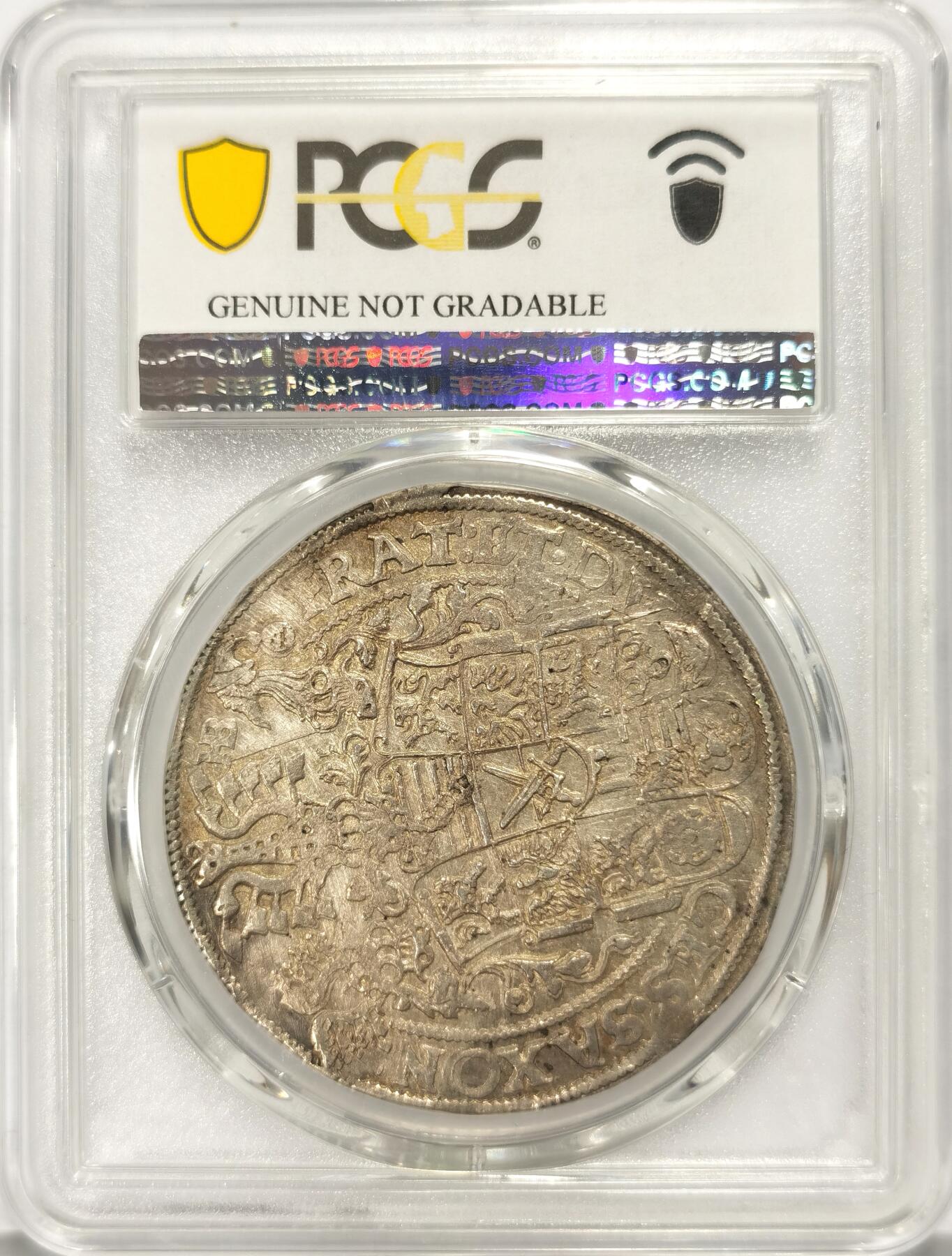 博洋堂世界钱币拍卖第108期（全场包邮） PCGS AU 德国萨克森1600年三兄弟老泰勒，状态很好，这样的品相不多