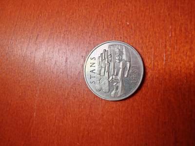 长老汇马年精选第四场拍卖 -  1981瑞士1481斯坦森会议500周年5法郎铜镍币