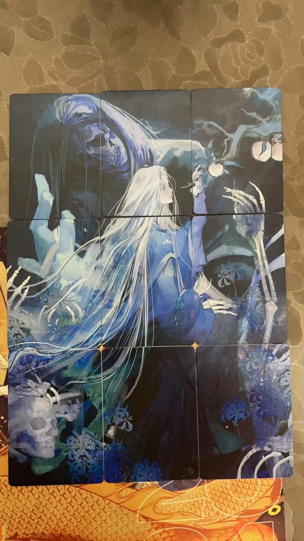 夜之极第二期（每周六晚10点截拍，进群有福利，欢迎送拍） 趣卡社 西游 悟空归来 九拼拼图卡 白骨精