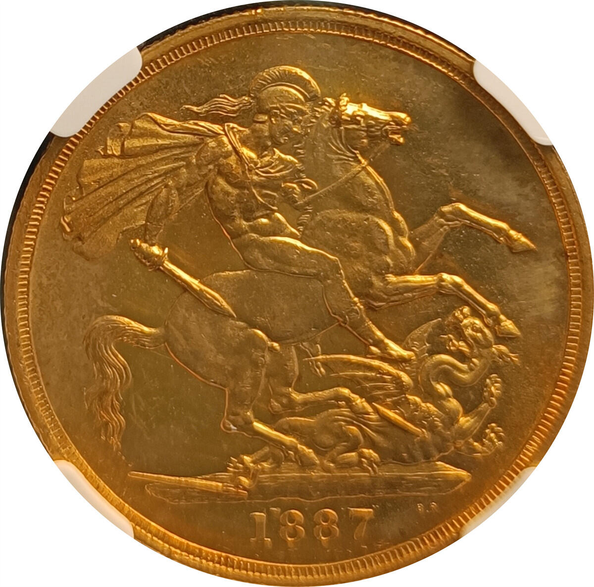 恩福第2024年秋季拍卖会 1887年英国5英镑金币