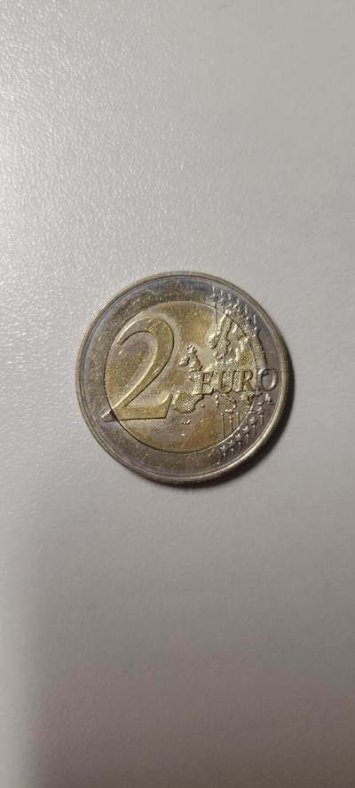 2025第二期  斯洛伐克2009年2欧元首发，上面有胶