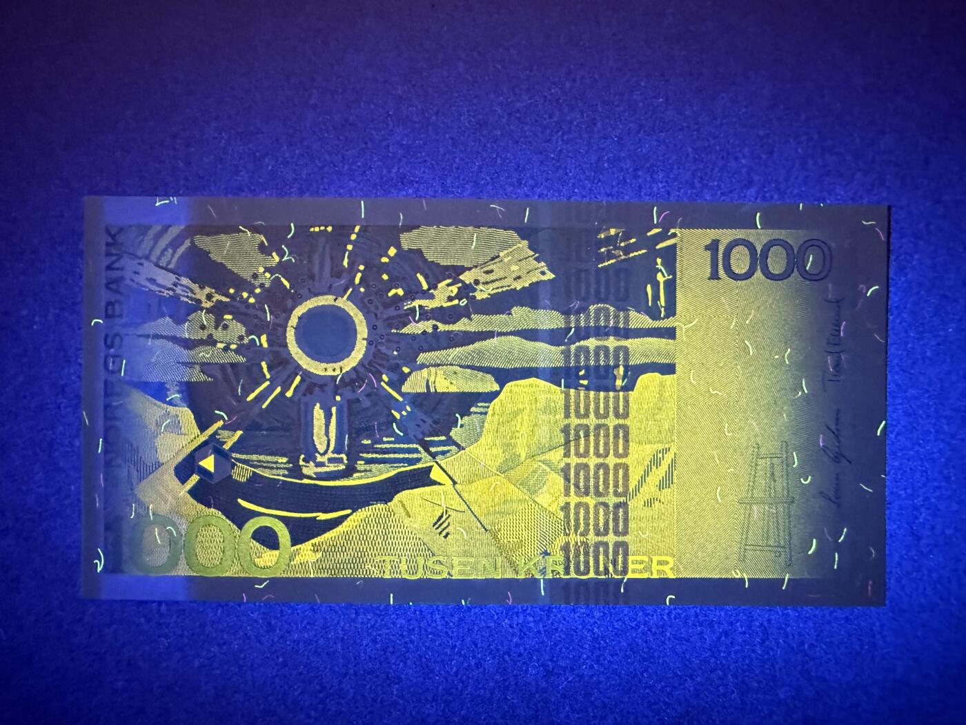 《张总收藏》184期-外币百拍春节前收官 挪威1000克朗 UNC 2004年 画家蒙克 全程无47