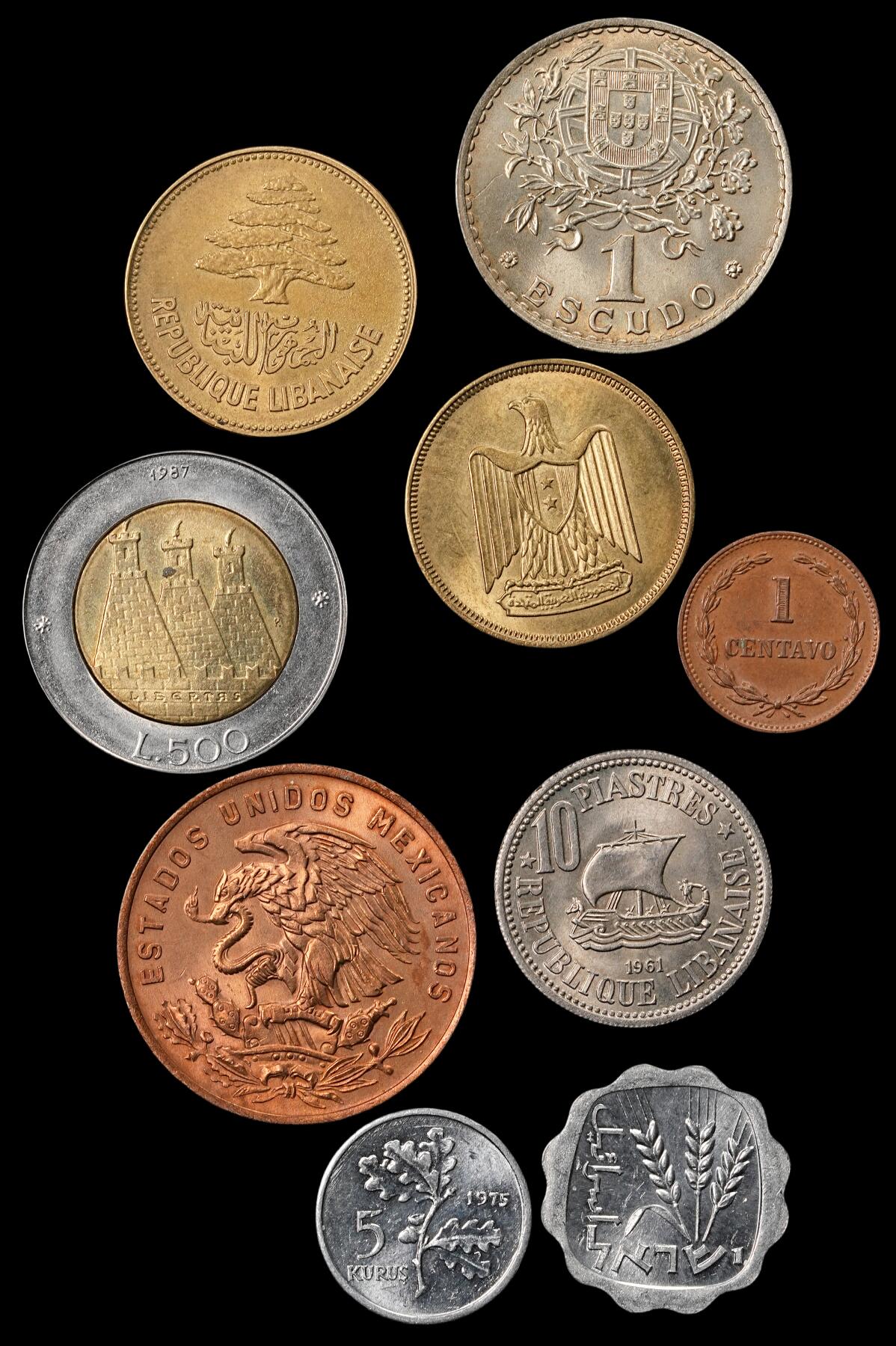 修遠堂世界钱币第五十五期 全场包邮 UNC现代世界钱币 第一组