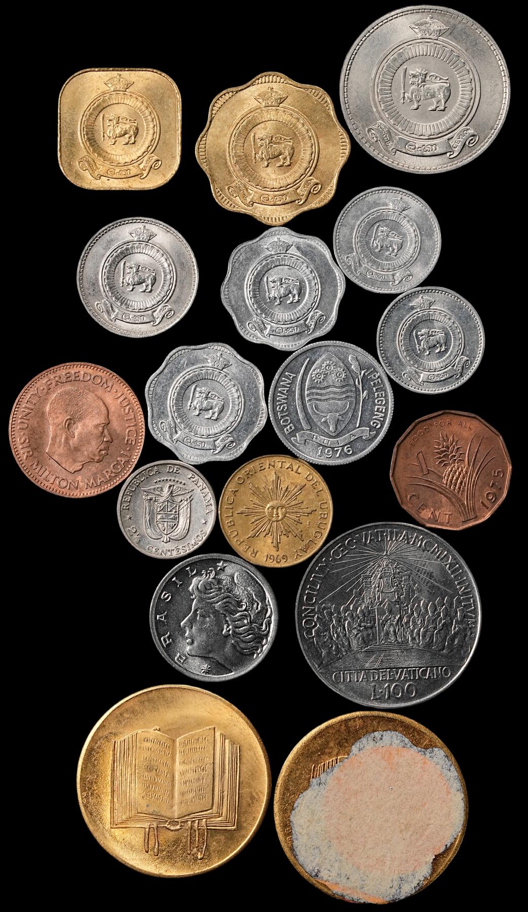 修遠堂世界钱币第五十五期 全场包邮 UNC现代世界钱币章  第二组