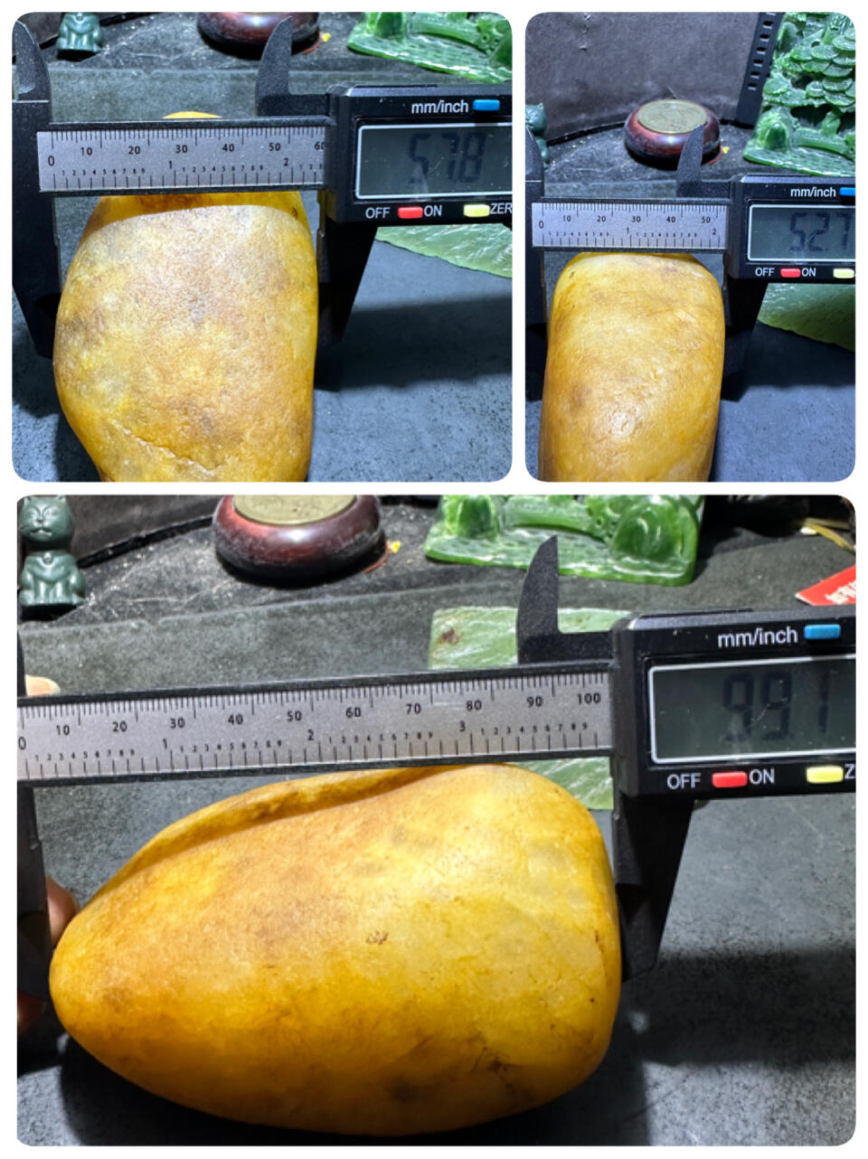 精美天然地表老料黄冻籽料金丝玉原石一块，