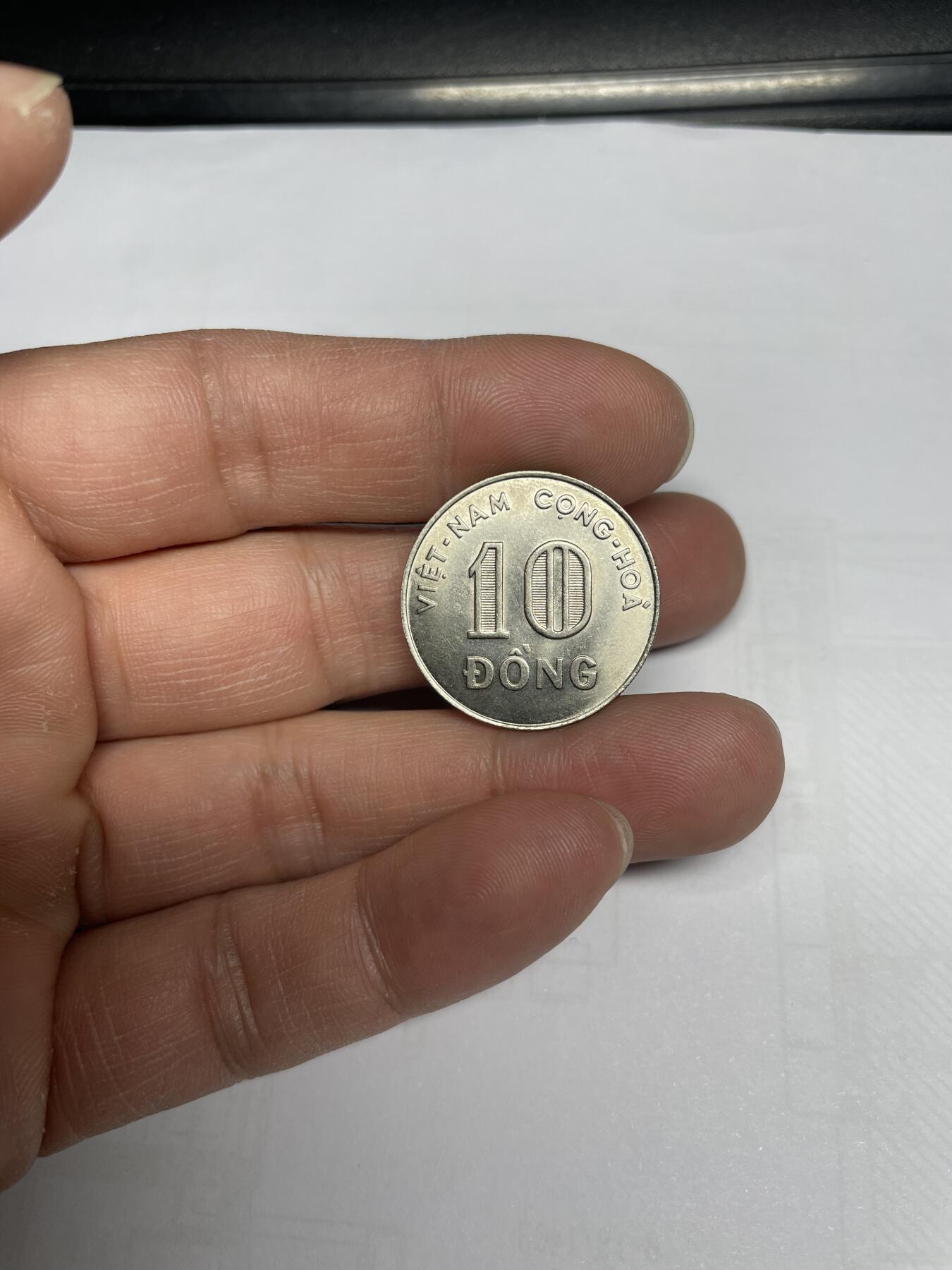 每日一拍，2025年集古藏今外币拍卖第一期-第6场—（总第196拍），可以寄存60天，满160元包邮。 1968年南越10盾