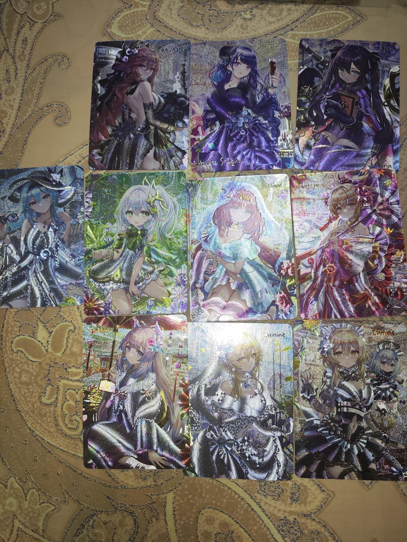 阳大大卡牌超级大甩拍第36期（周二晚上九点截拍，持续收拍品，进群福利早知道） 原神 10张闪卡粗闪