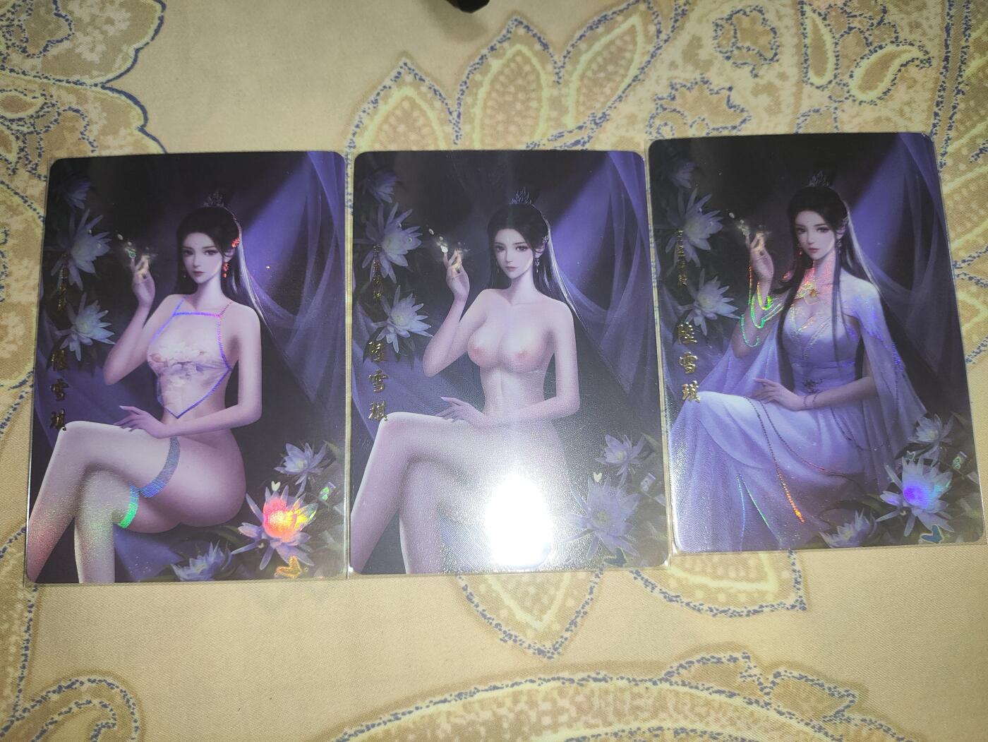 阳大大卡牌超级大甩拍第36期（周二晚上九点截拍，持续收拍品，进群福利早知道） 花容集 陵雪琪 三宫 正常/少衣/清凉