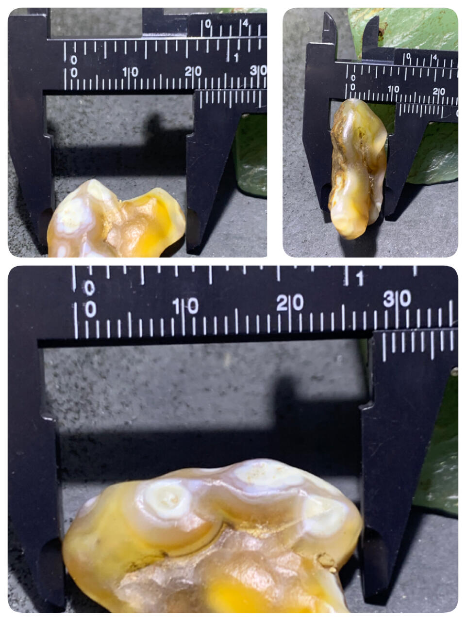 精美天然戈壁阿拉善原皮天眼纹玛瑙原石一颗
