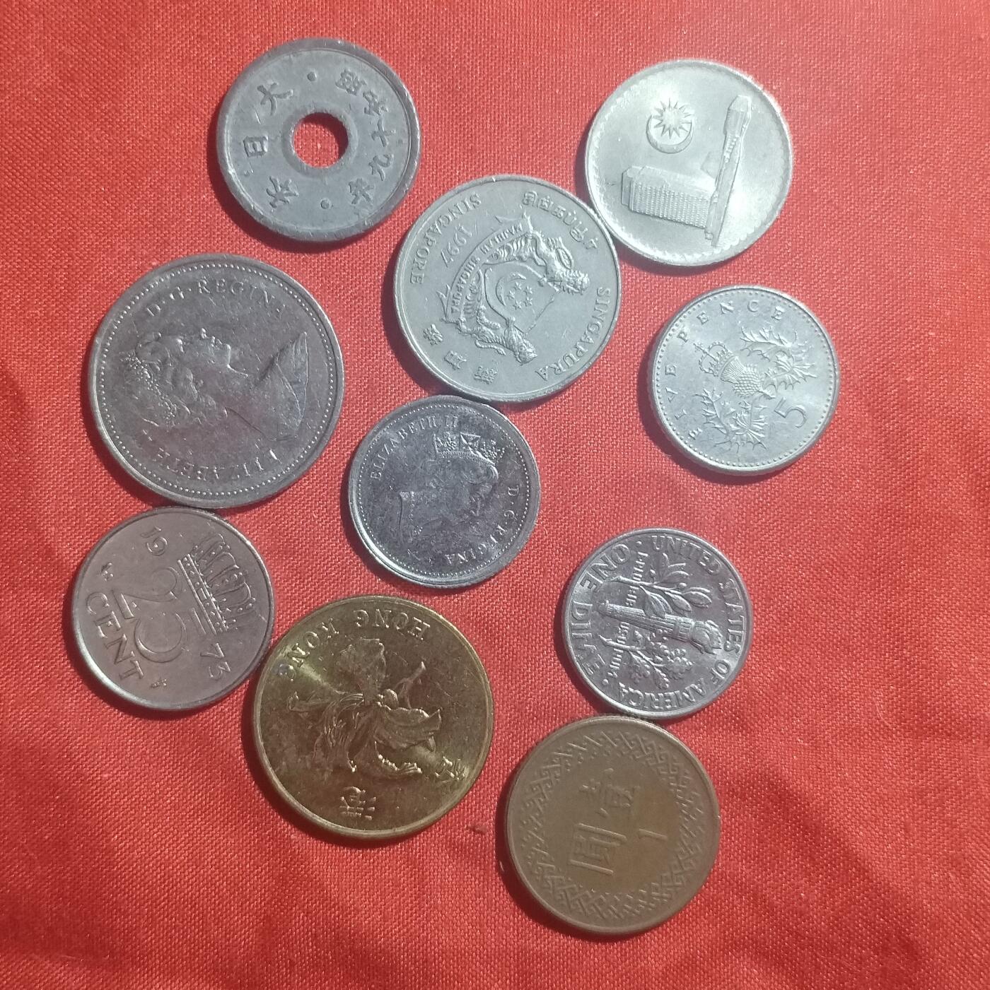 林 专场 硬币外币专场（第四期）接代拍 硬币一组