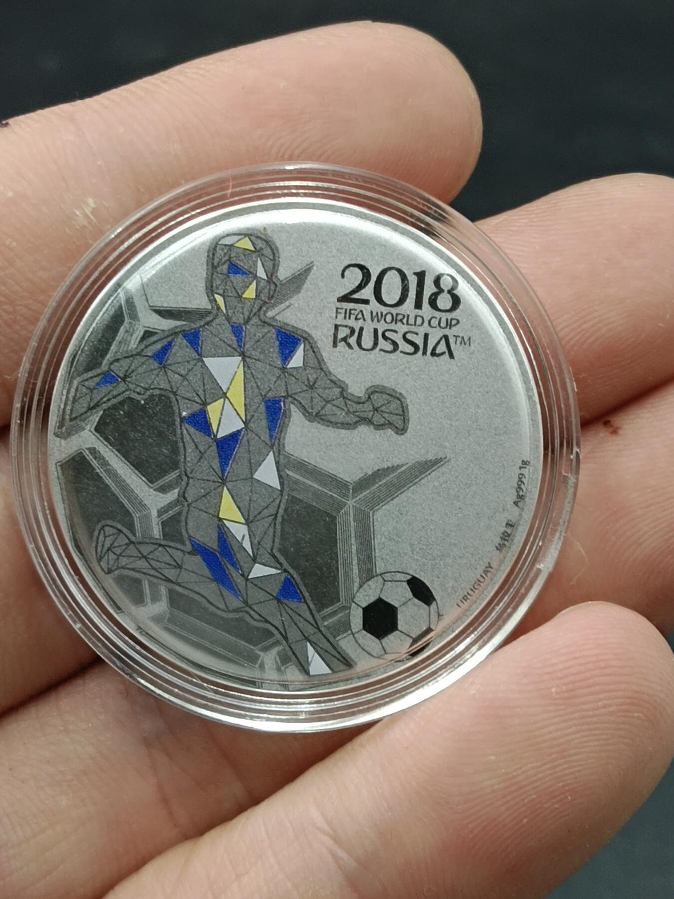 27期拍卖 2018世界杯纪念章(重1g)