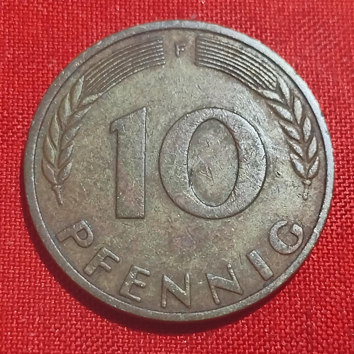 林 专场 硬币外币专场（第四期）接代拍 1969年德国10芬妮