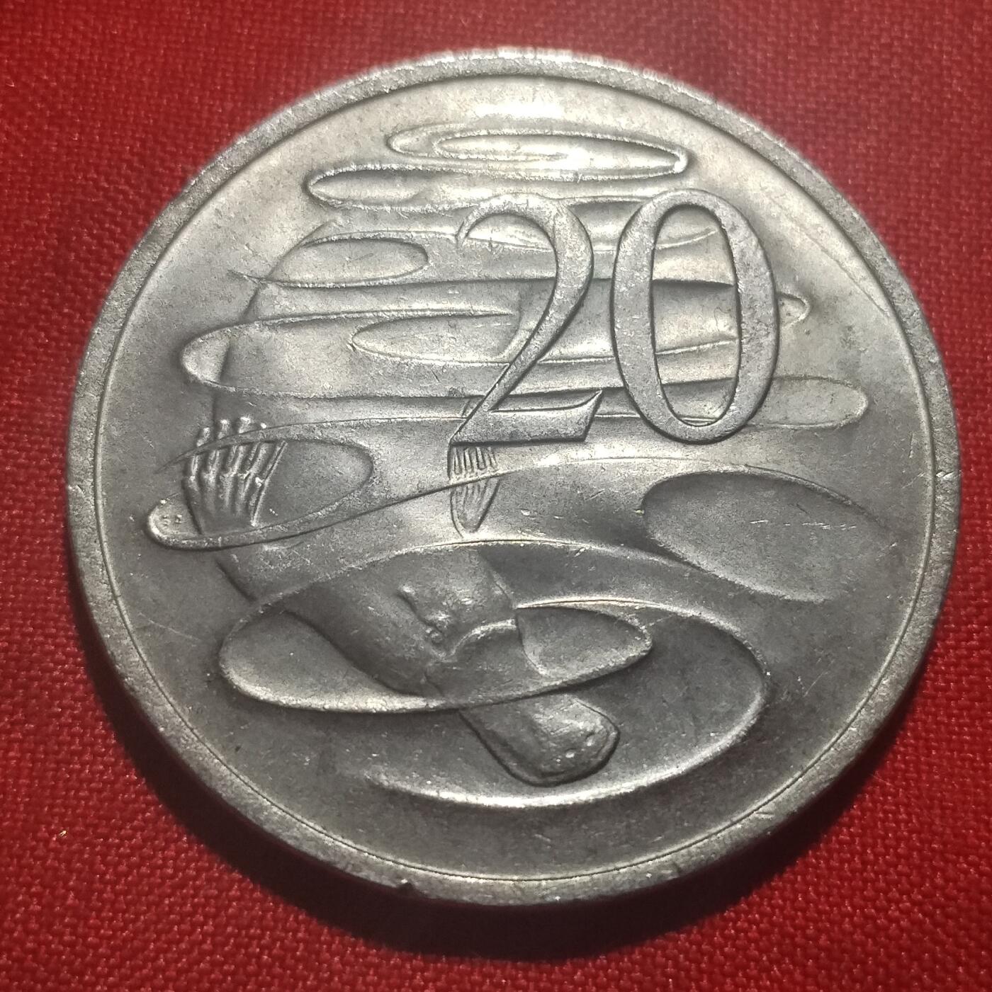 林 专场 硬币外币专场（第四期）接代拍 1974年澳大利亚20分