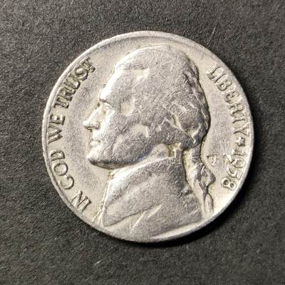 嘉禾收藏    【第78期】        无佣金、可寄存、满10元包邮 - 美国🇺🇸1958年5美分