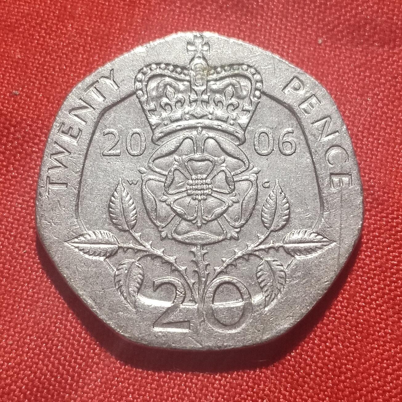 林 专场 硬币外币专场（第四期）接代拍 2006年英国20便士