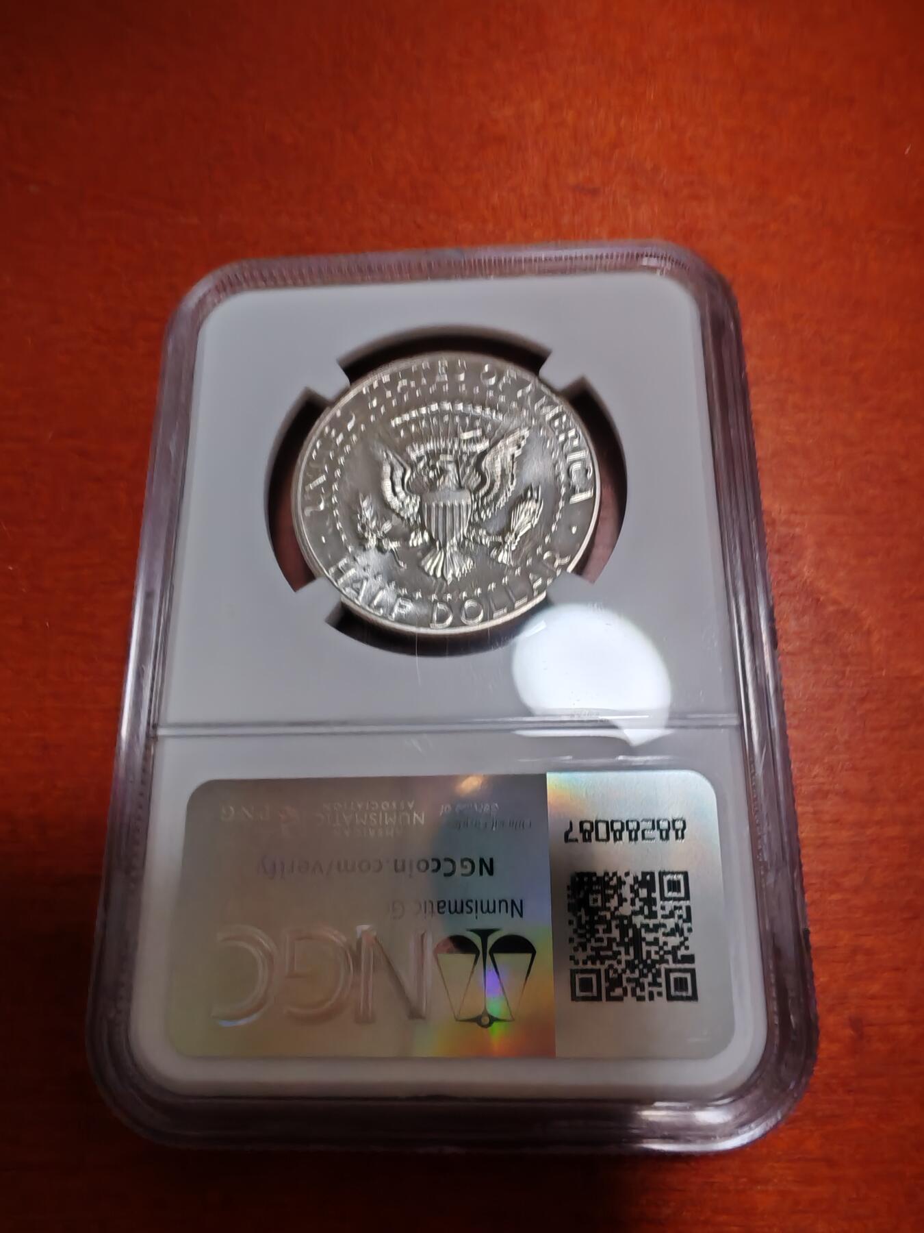 长老汇龙年精选第四十六场拍卖 1964美国肯尼迪半圆精制银币，NGC PF67