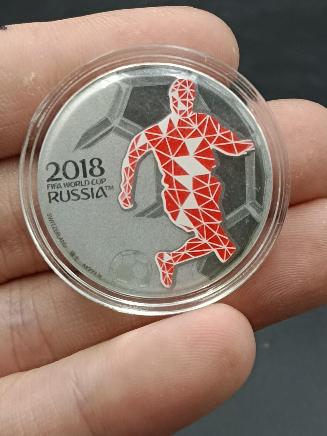 27期拍卖 2018世界杯纪念章(重1g)