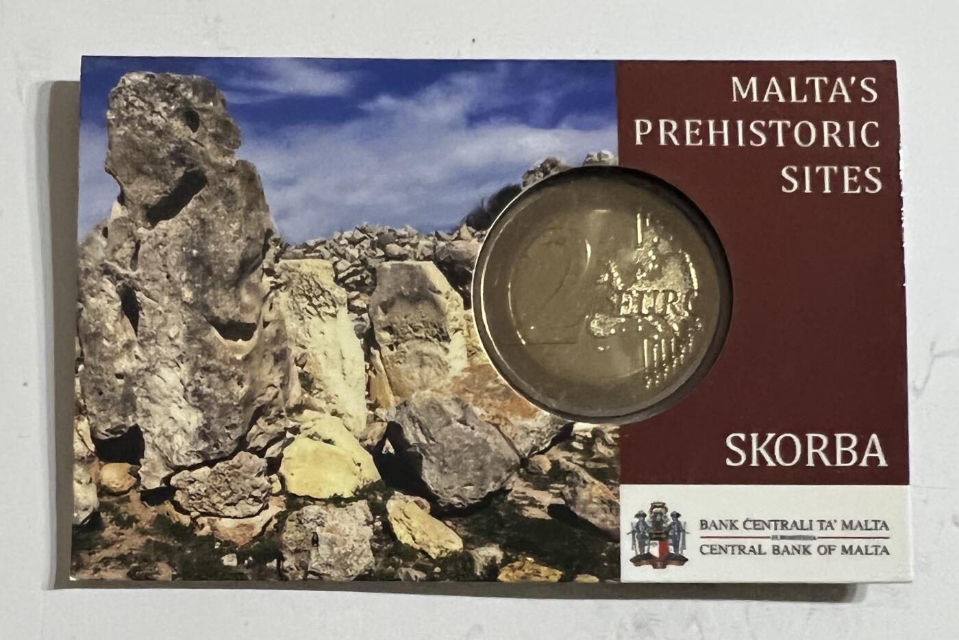 S&S Numismatic世界钱币-拍卖 第113期  马耳他2020年 斯科尔巴神庙 2欧元双色纪念币 稀少巴黎造币厂标版，发行量20000枚