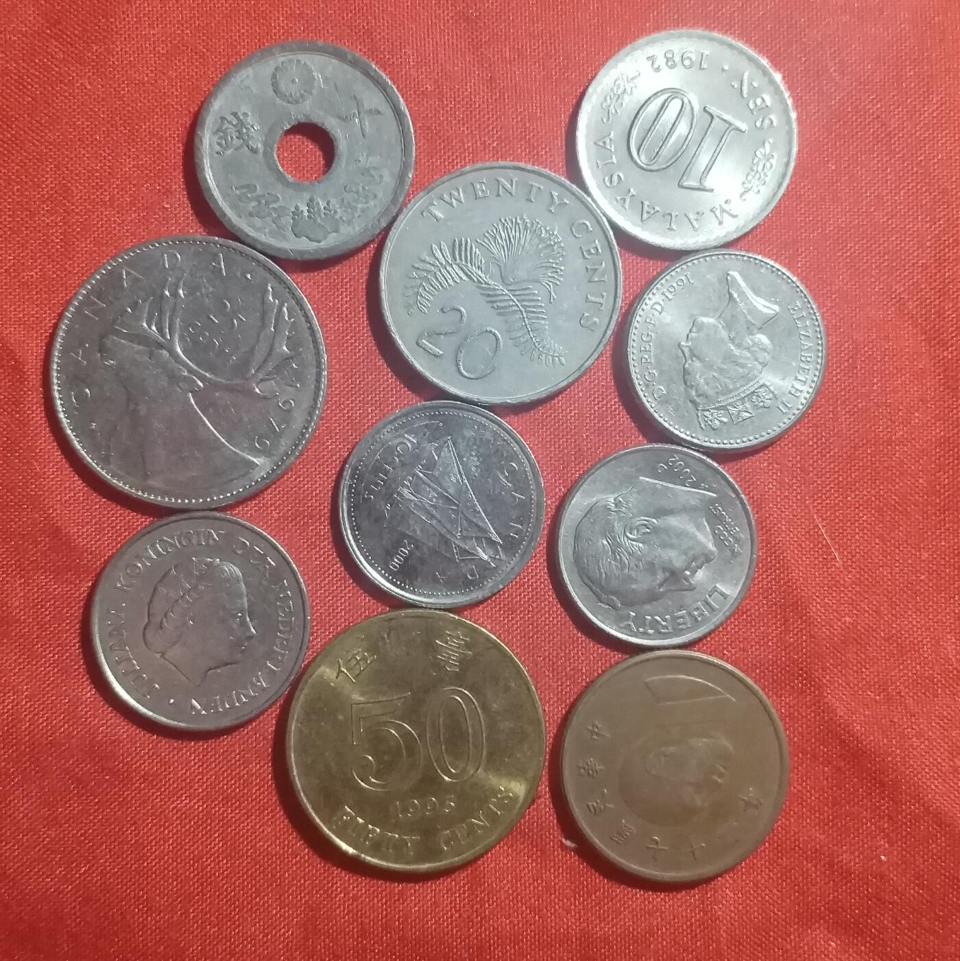 林 专场 硬币外币专场（第四期）接代拍 硬币一组