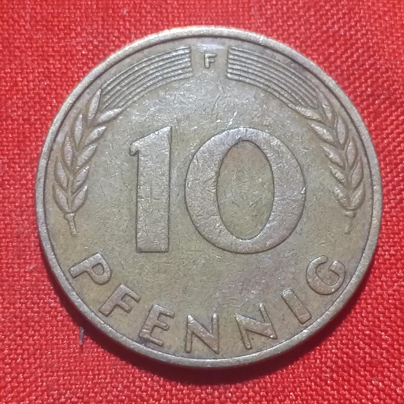 林 专场 硬币外币专场（第四期）接代拍 1967年德国10芬妮