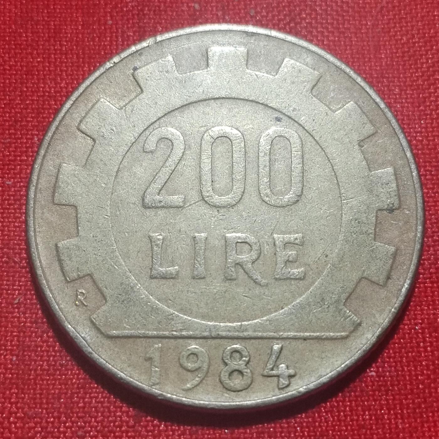 林 专场 硬币外币专场（第四期）接代拍 1984年意大利200里拉