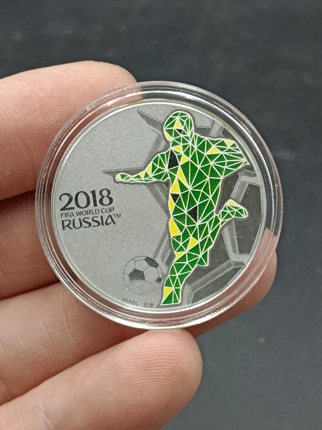 27期拍卖 2018世界杯纪念章(重1g)