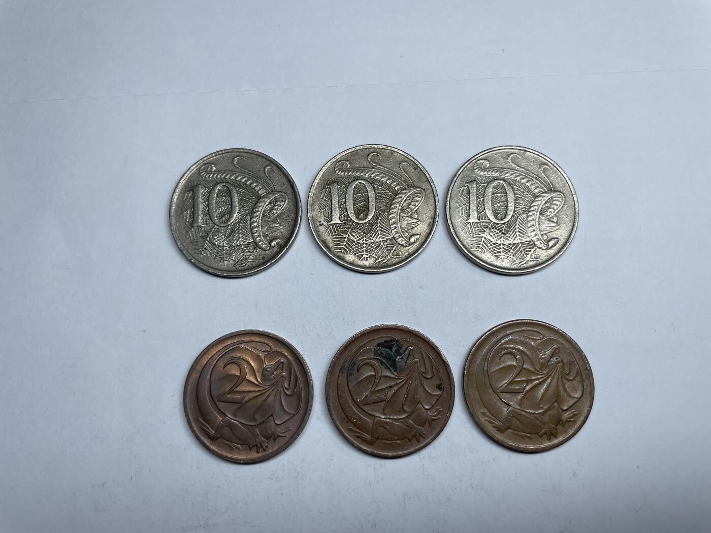 每日一拍，2025年集古藏今外币拍卖第一期-第7场—（总第197拍），可以寄存60天，满160元包邮。 澳大利亚各面值6枚