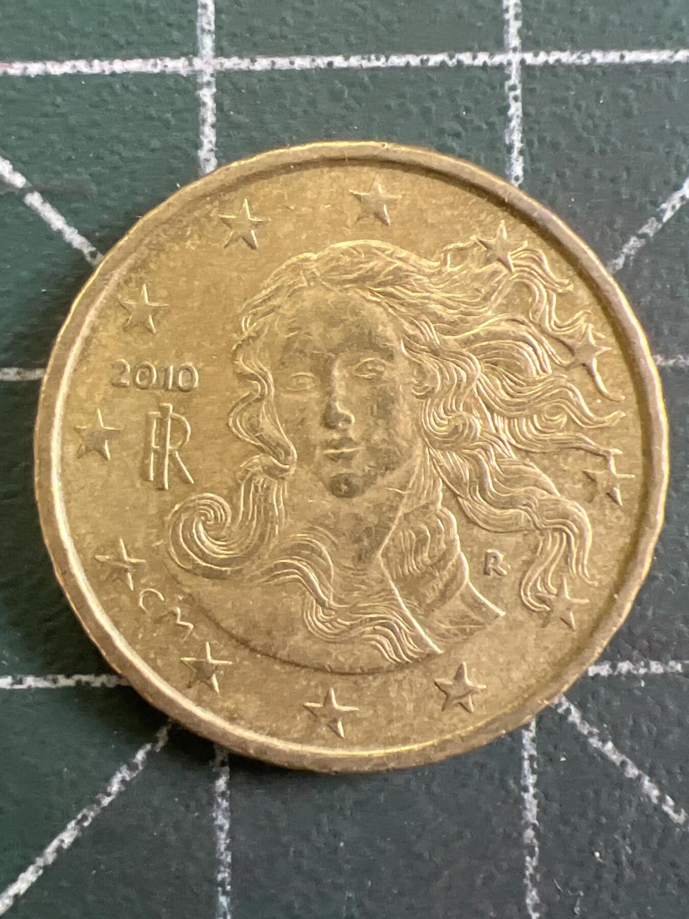 第816期  硬币专场 （无押金，捡漏，全场50包邮，偏远地区除外，接收代拍业务，本店十天发一次货） 意大利10欧分
