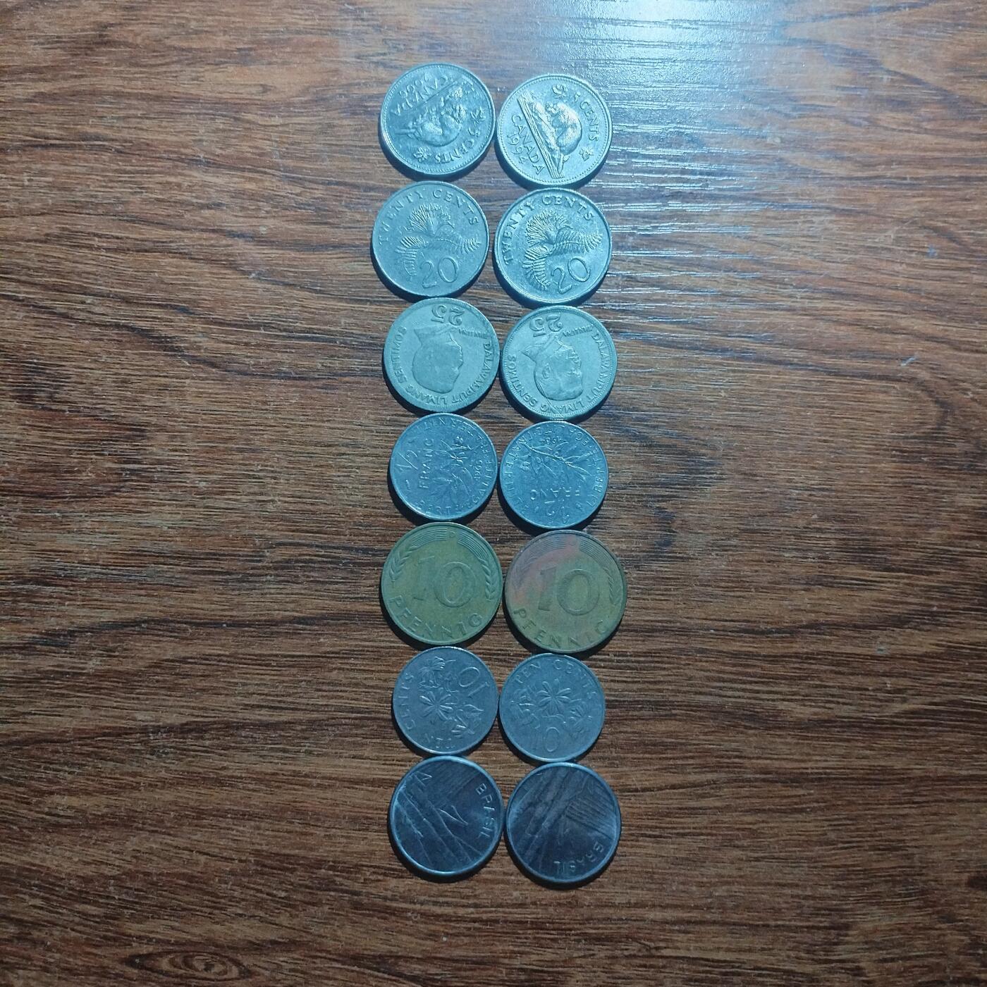 林 专场 硬币外币专场（第五期）接代拍 硬币一组 每种两枚
