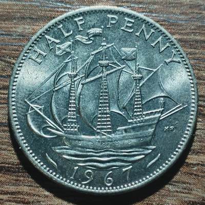 林 专场 硬币外币专场（第五期）接代拍 - 1967年英国半便士