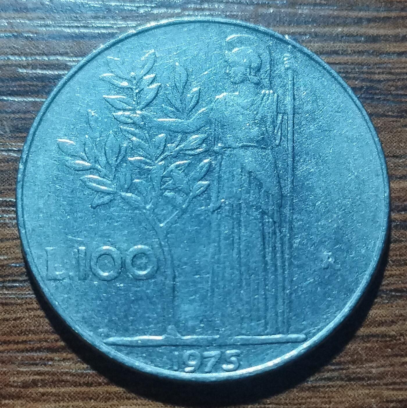 林 专场 硬币外币专场（第五期）接代拍 1975年意大利100里拉