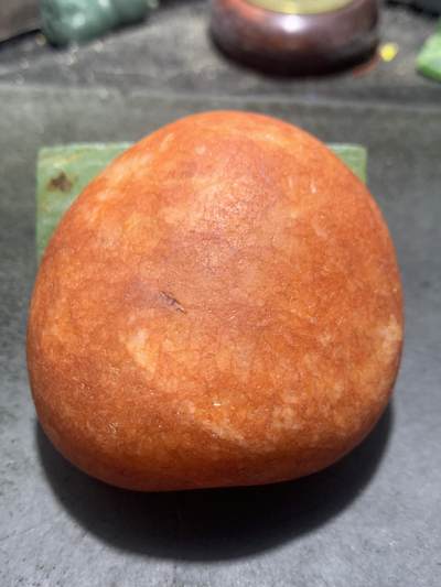 精美天然地表杜热红料金丝玉籽料原石一块 - 精美天然地表杜热红料金丝玉籽料原石一块