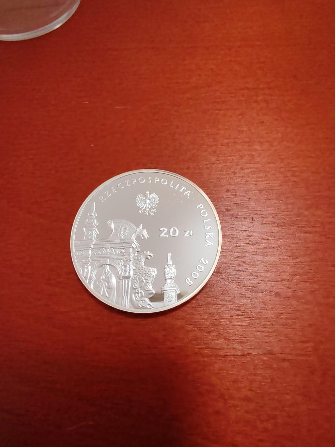 长老汇龙年精选第四十八场拍卖 2008波兰卡齐米列兹·多尔尼城20兹罗提精制银币（1）