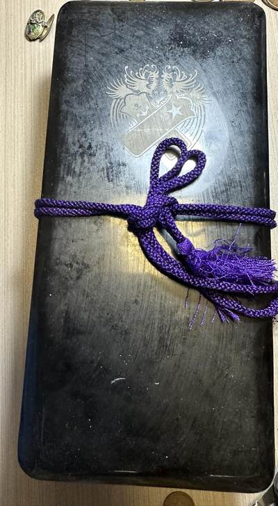 年前清货专场，章，杂币，满200包邮 - 日本老木漆盒，长宽约25cm*7cm