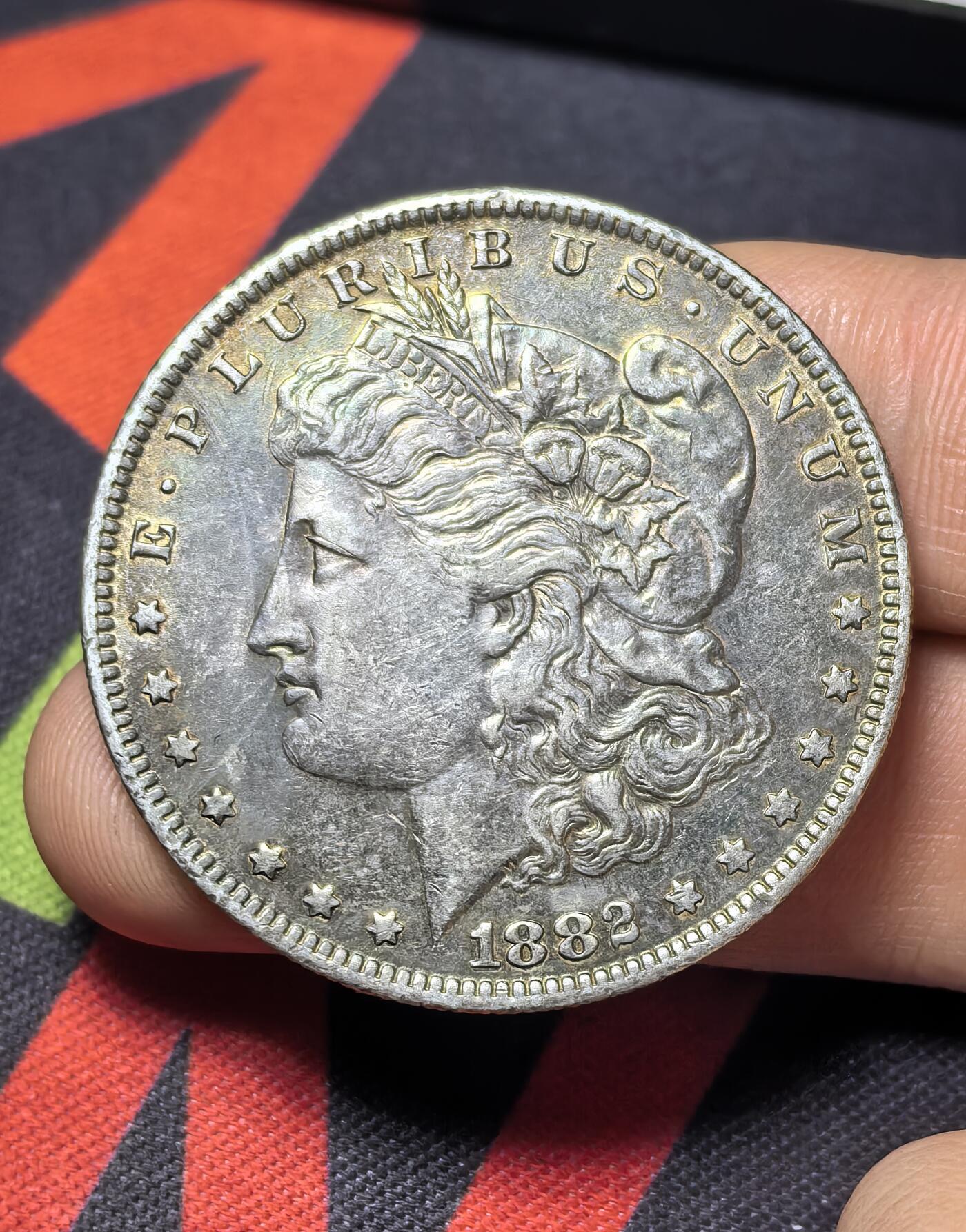 南宋泉阁俄币 外币 国币 专场第四期 美国 1882年 摩根一美元银币 原味好品 老包浆