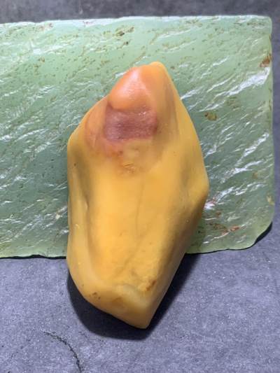 放福利！精美天然地表鸿运当头金丝玉籽料原石一块！ - 放福利！精美天然地表鸿运当头金丝玉籽料原石一块！