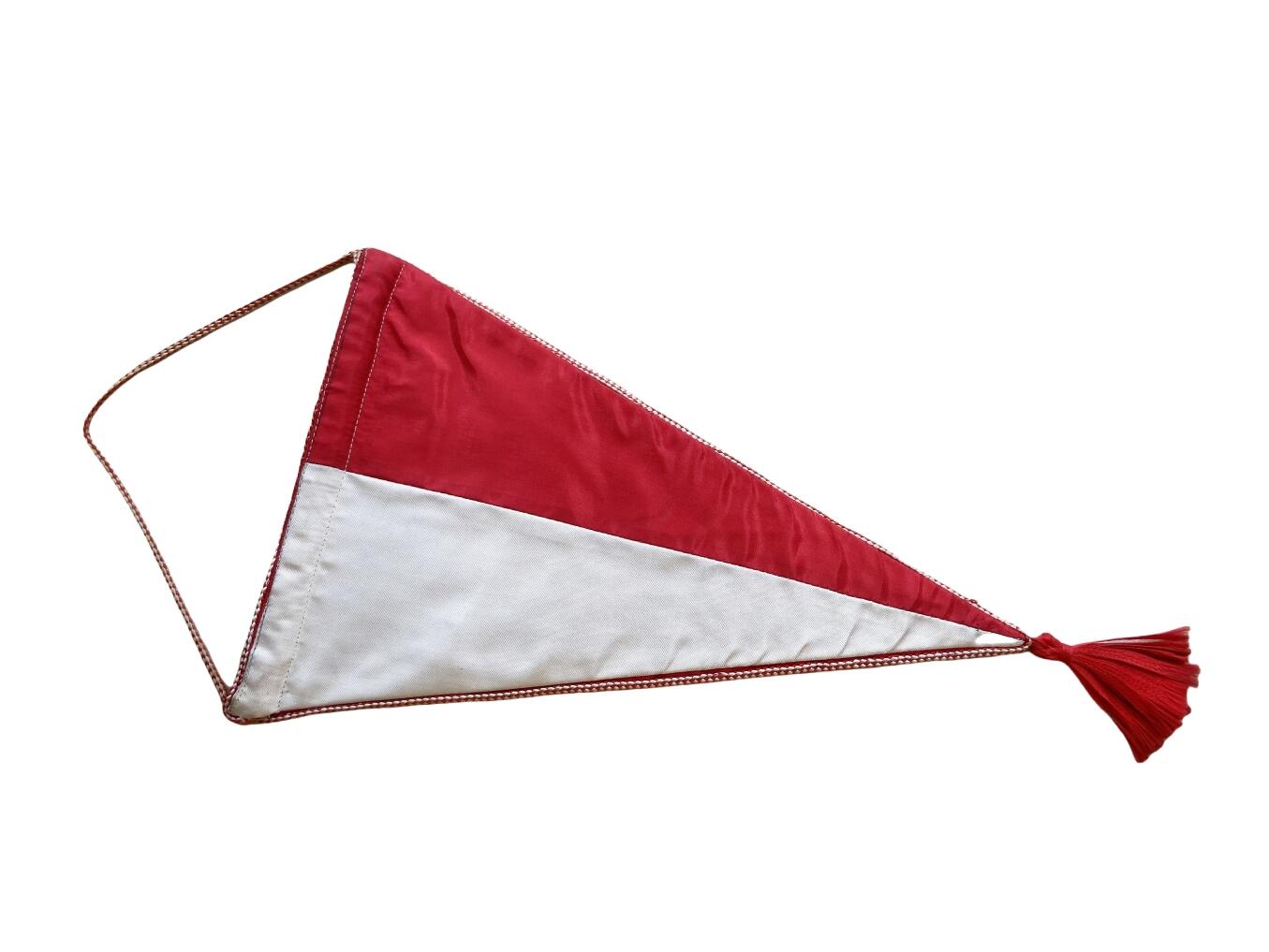 稀有冷战时期 波兰人民军赠送纪念小挂旗