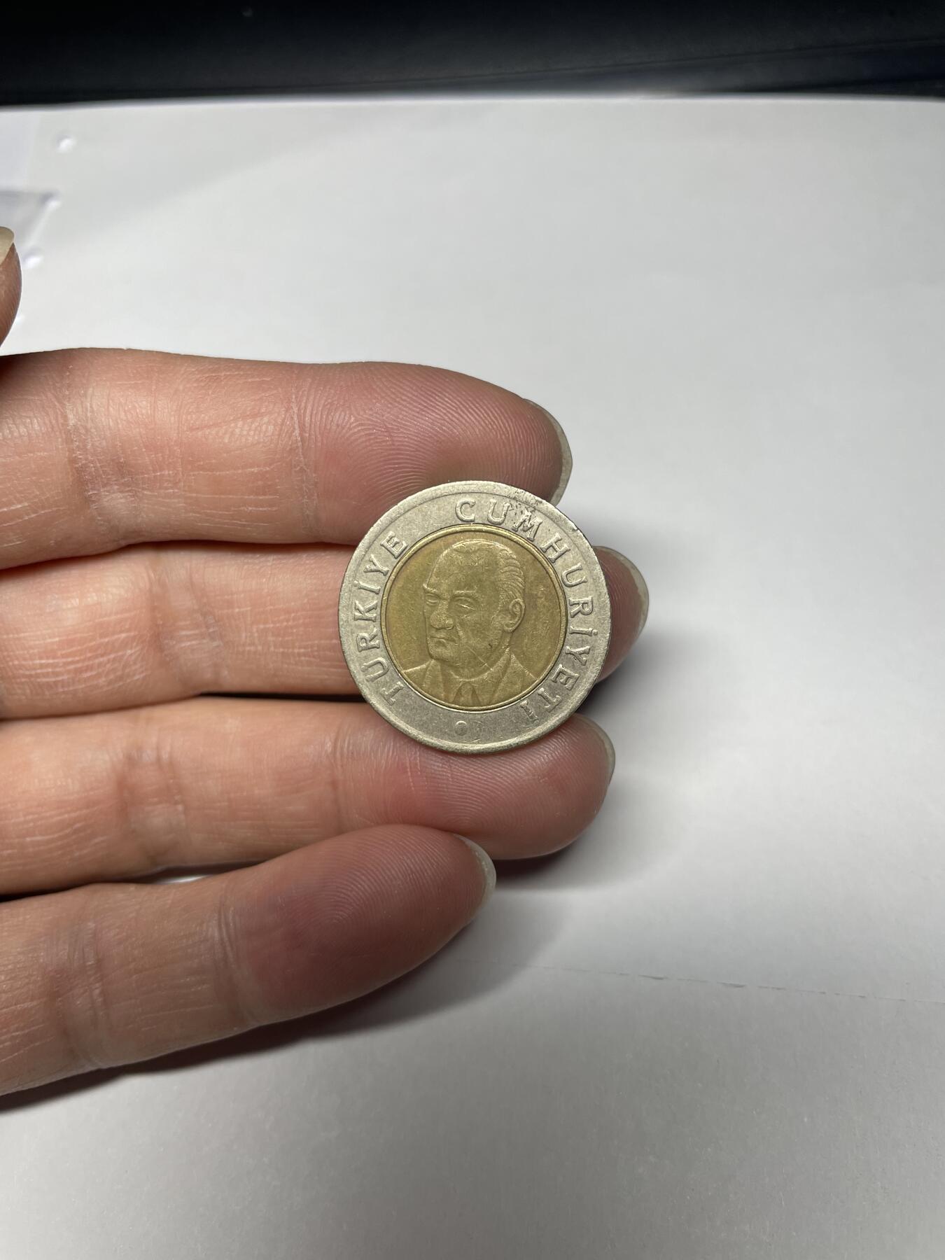 每日一拍，2025年集古藏今外币拍卖第一期-第8场—（总第198拍），可以寄存60天，满160元包邮，年底快递停运，节后安排发货。 2006年土耳其双色币