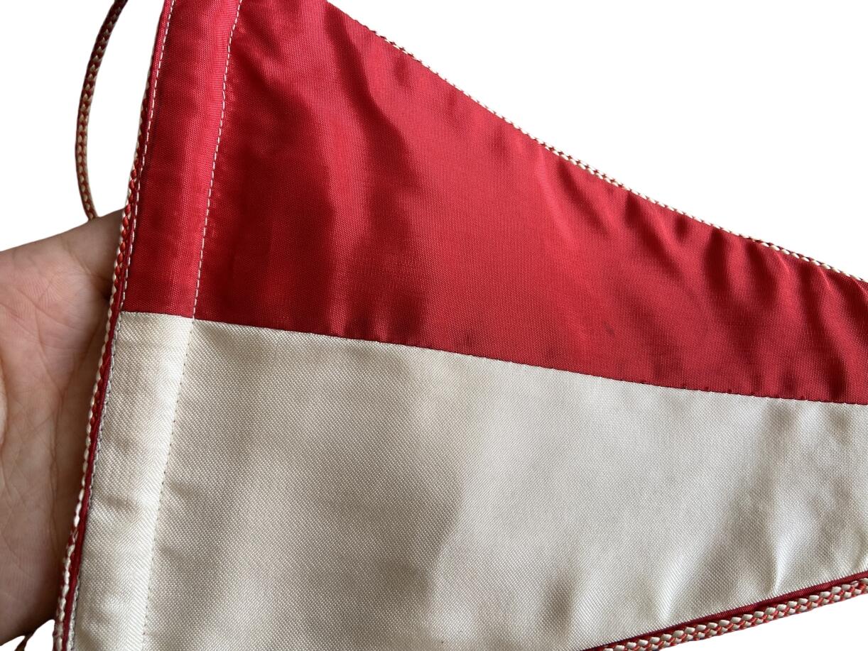 稀有冷战时期 波兰人民军赠送纪念小挂旗