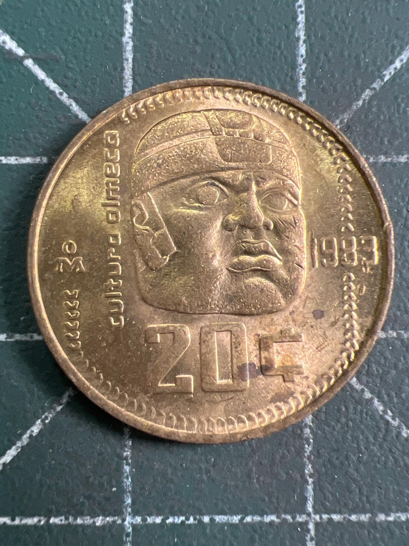 第817期  硬币专场 （无押金，捡漏，全场50包邮，偏远地区除外，接收代拍业务，本店十天发一次货） 墨西哥20C