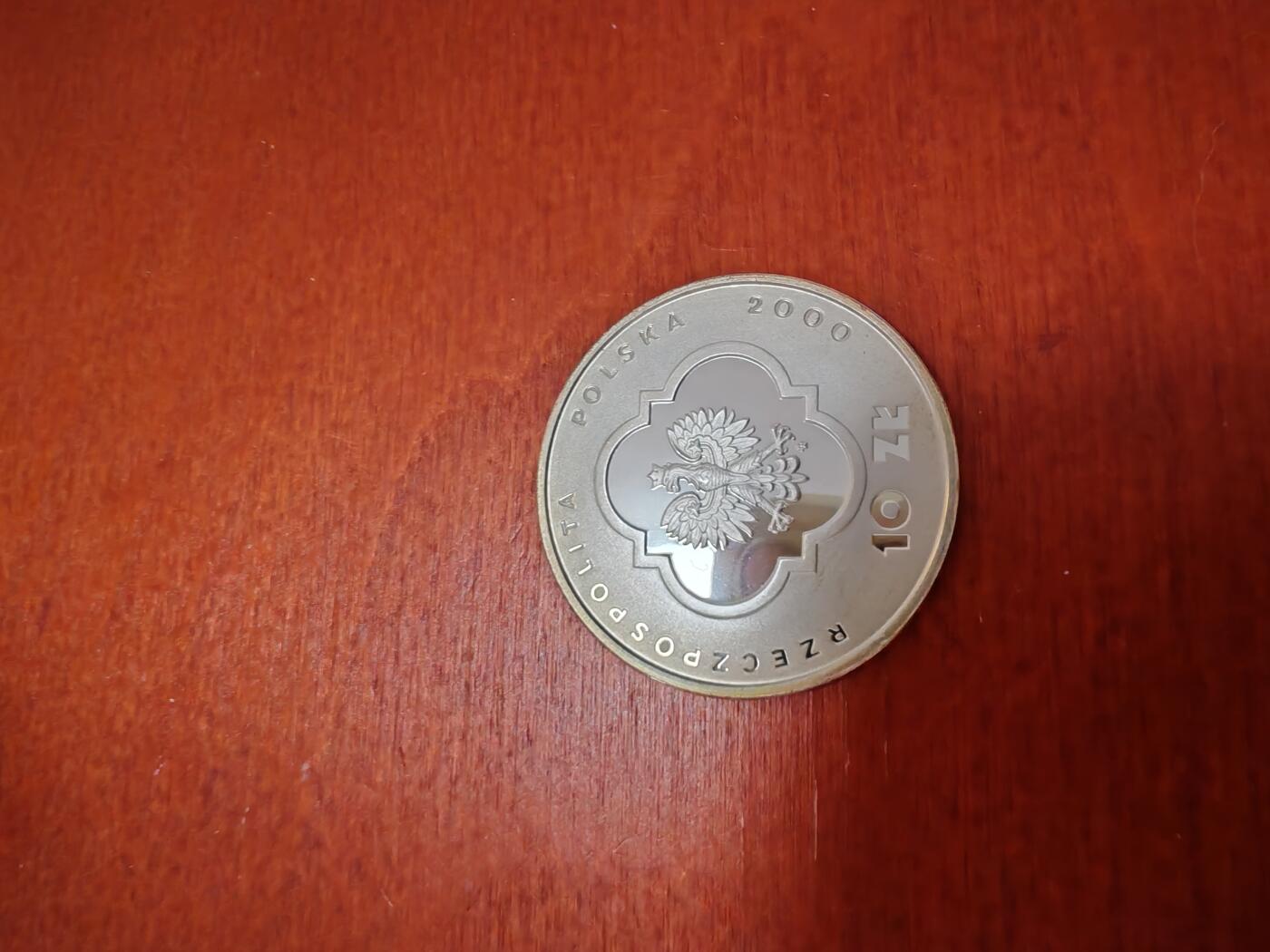 长老汇龙年精选第四十八场拍卖 2000波兰千禧圣年10兹罗提精制银币（2）