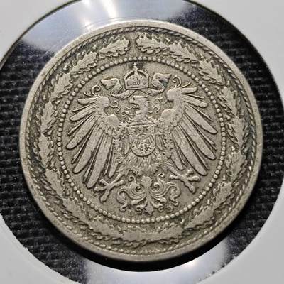 KK钱币收藏小铺 第217期 2月预留时间 周末发货 -  1892德国20芬尼