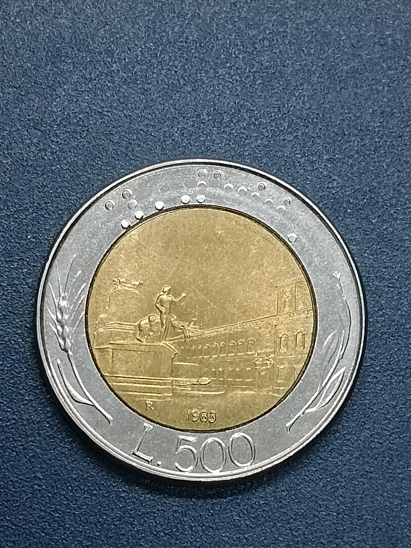 吉祥压岁钱外国硬币第53场 意大利硬币1983