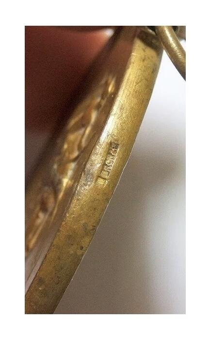 法国1913年 女神玛丽安娜高浮雕精制大铜章 50MM