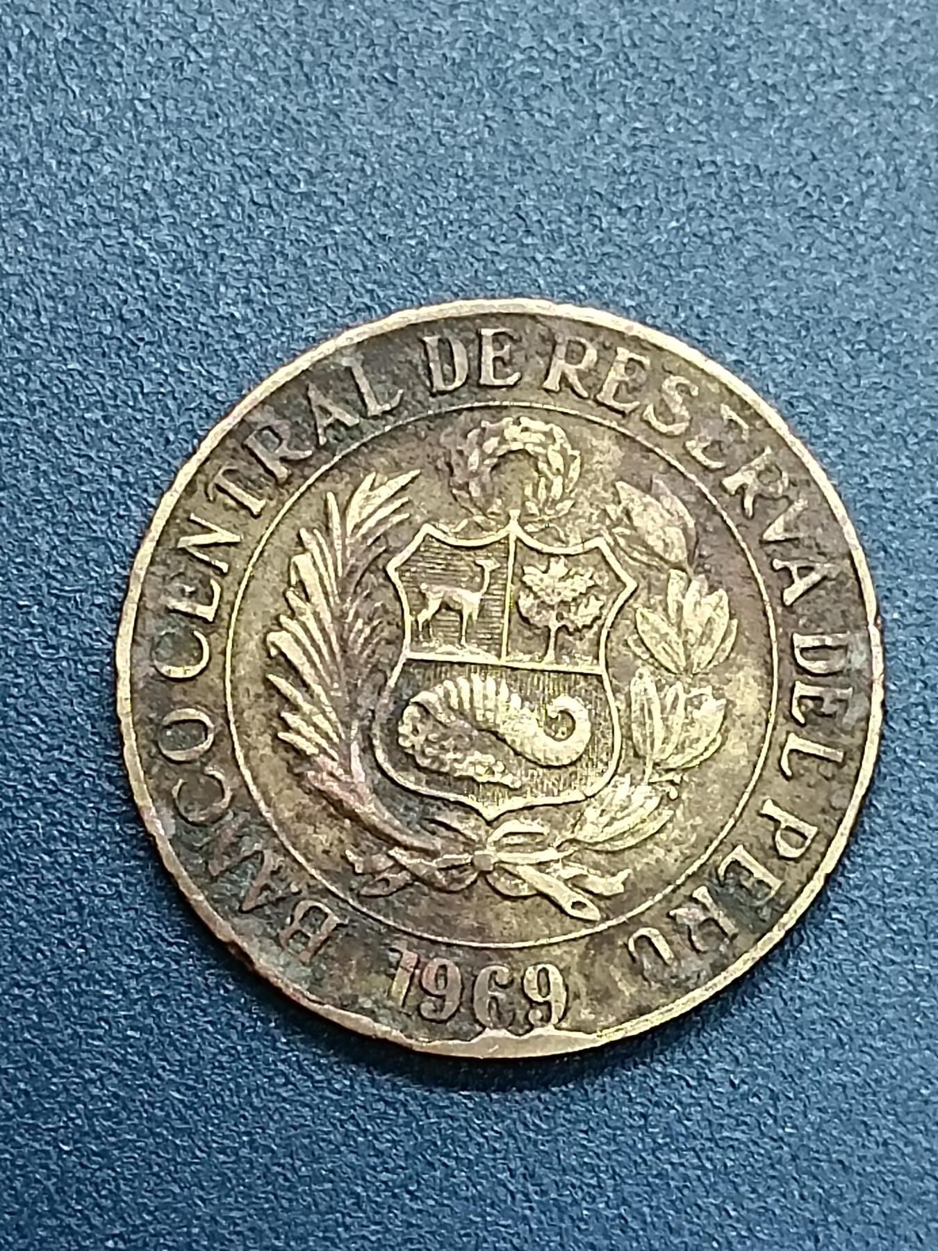 吉祥压岁钱外国硬币第53场 秘鲁硬币1969